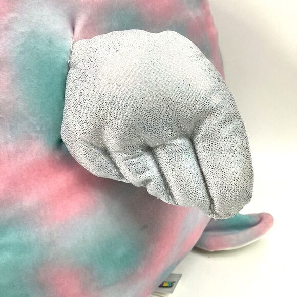 Kellytoy-Squishmallow-Winona Alicorn/Llama -Pastel Pink/Blue Swirled - 14" Plush - Picture 8 of 11